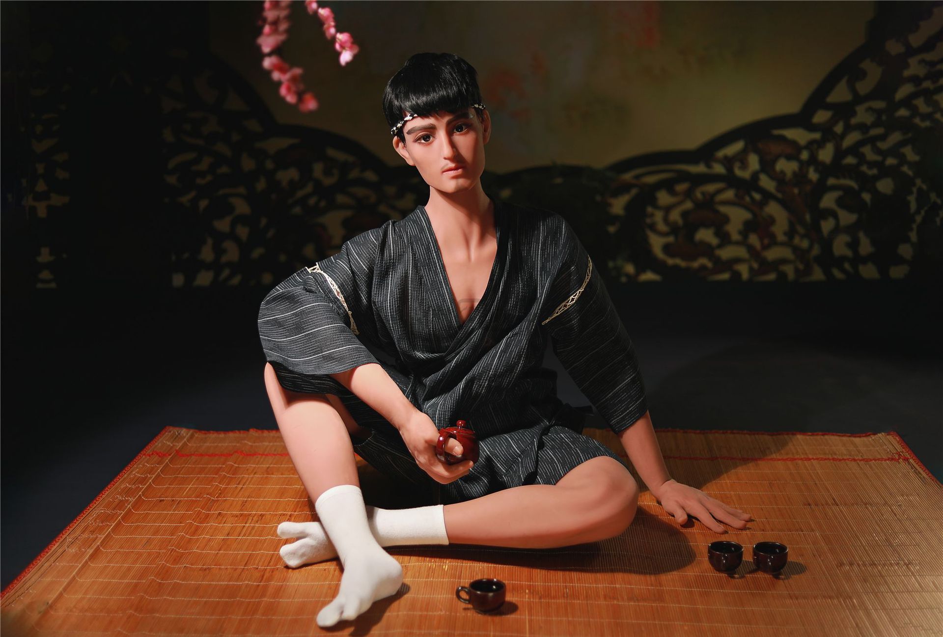 仿真全实体硅胶娃娃i充气男娃娃女用可抽插猛男同志gay自慰器