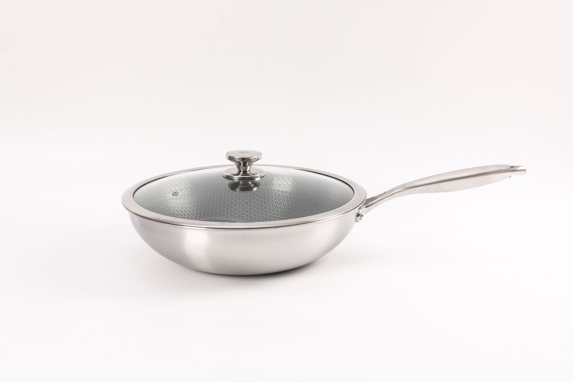 供应304不锈钢炒锅304不锈钢不粘锅不粘炒锅诚信商家支持定制