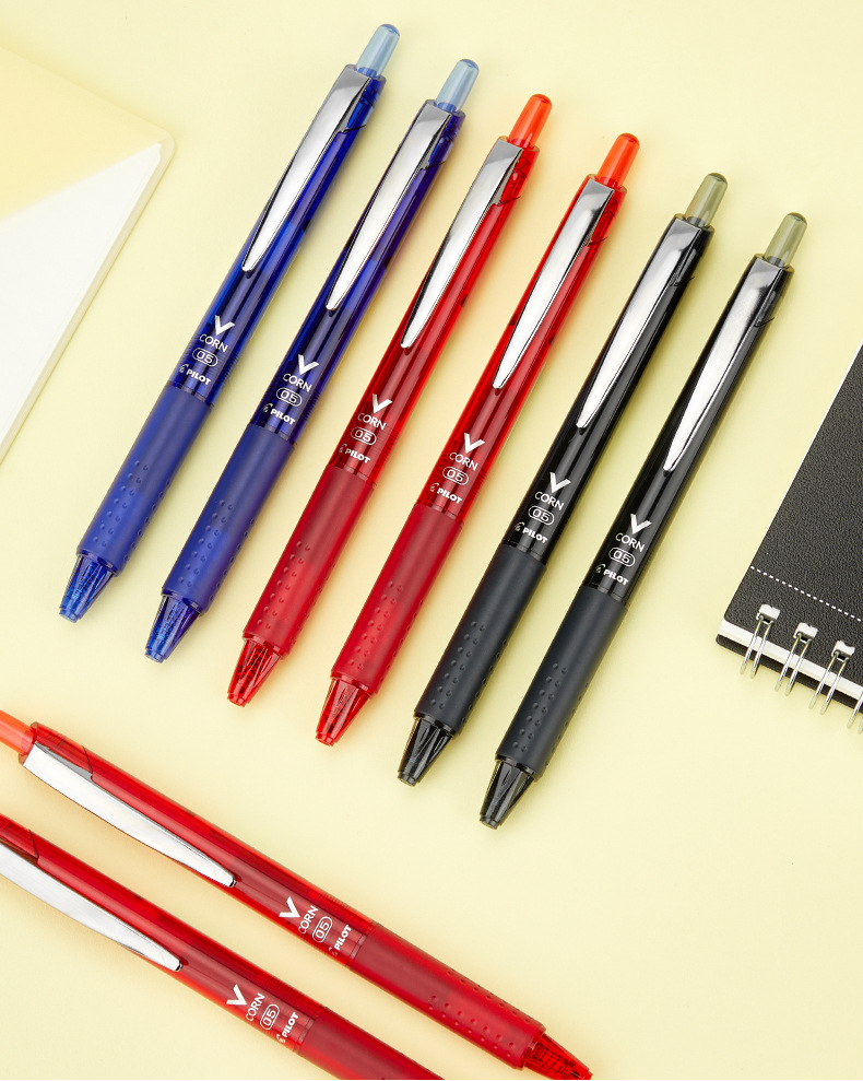 日本pilot百乐lvkn-15ef按动款0.5mm子弹头中性笔 办公签字笔