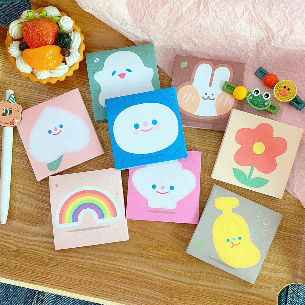 韩版可爱便利贴少女心小清新n次贴创意文具卡通男女学生便签本纸