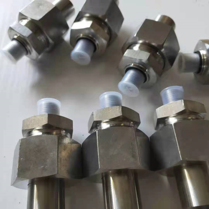 现货h型不锈钢胶管接头 24度锥卡套扣压式软管接头 液压高压油管