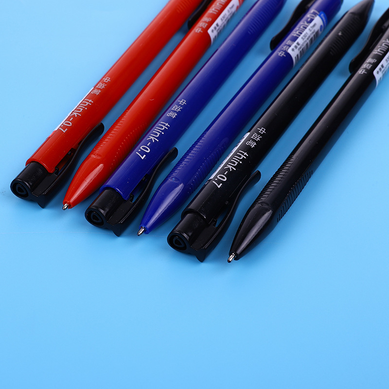 Office Stationery Factory Direct Sales Neutral Oil Pen Student Office Pen S301 Push Bounce Ballpoint Pen