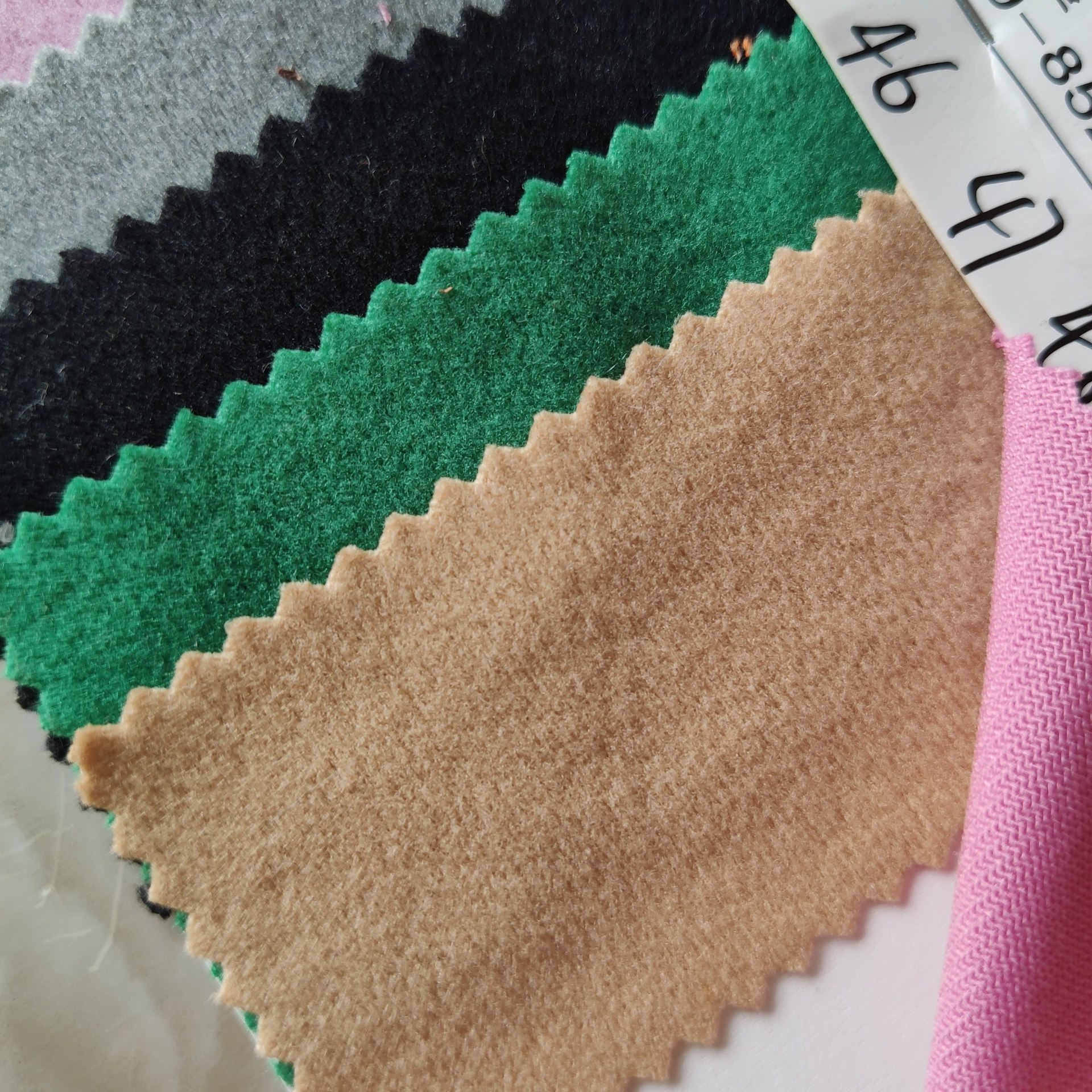 仿棉绒 超细天鹅绒 拉毛布 珍珠绒 单面绒 服装鞋材箱包里料