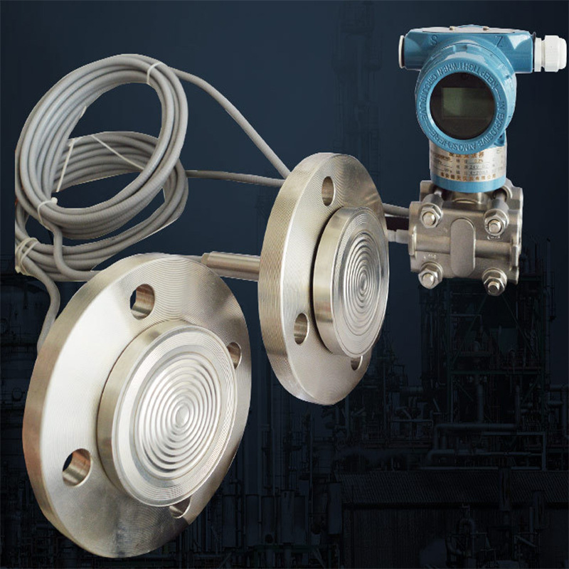 双法兰液位计差压式隔膜式液位变速器防腐防爆水罐液位远传420ma