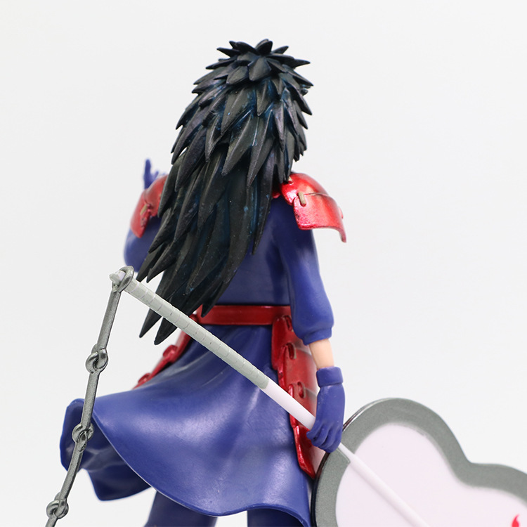 火影忍者 写轮眼 秽土转生 宇智波斑 团扇 手办模型 公仔 摆件