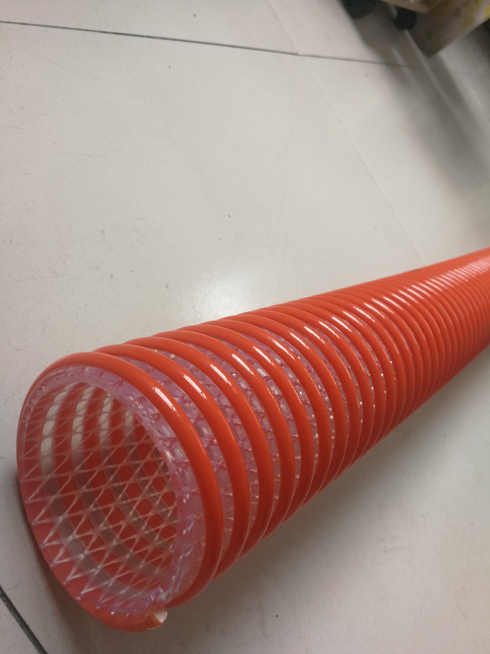 pvc塑筋螺旋增强软管 pvc塑筋管牛筋螺旋透明 夹线加厚耐负压4寸