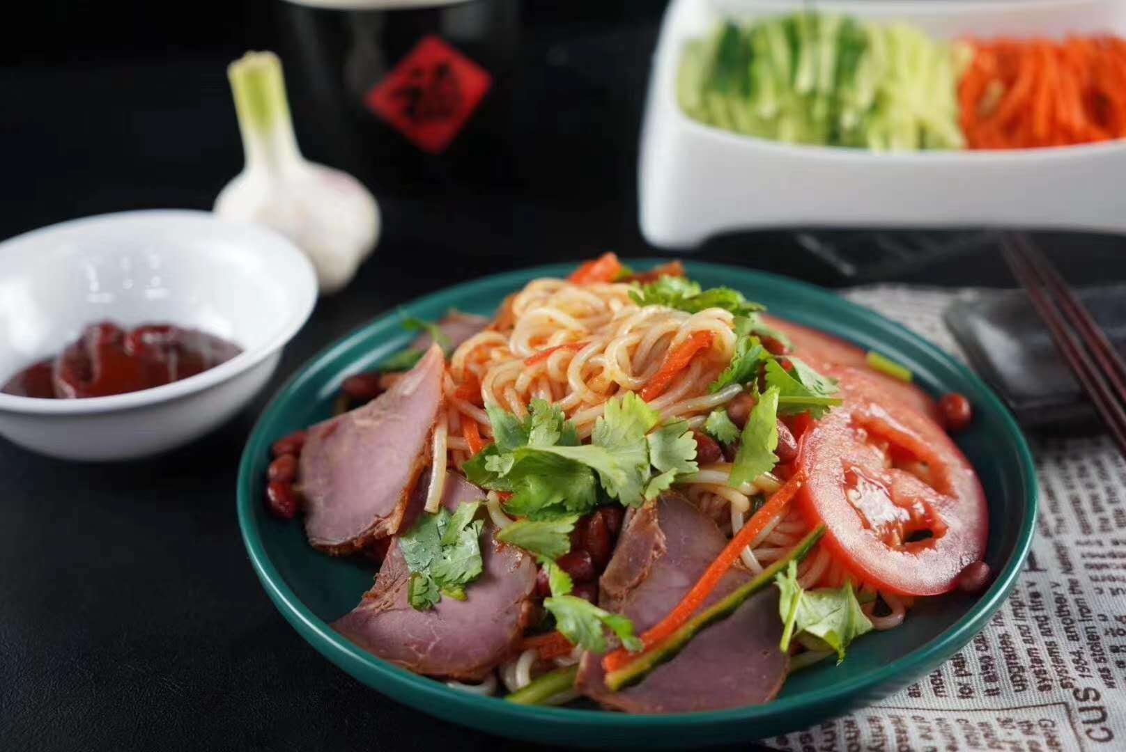 过桥米线云南米粉滇碗香火锅凉拌米线袋装非桂林米粉1kg/500g