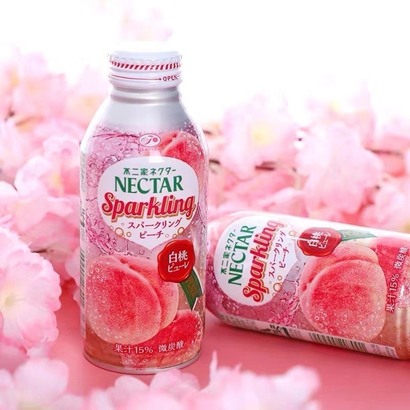 日本进口 不二家白桃汁15%水蜜桃果肉果汁网红饮料果蔬汁 新包装