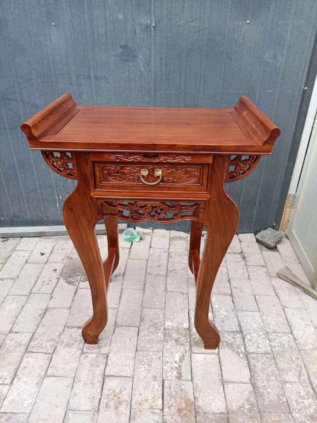 厂家直销实木供桌供台家用老榆木神台佛台中式香案桌佛台财神桌