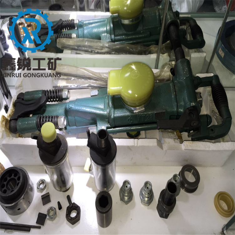 矿用天水yt28凿岩机隧道开采岩石打孔高效风钻机yt28气腿式凿岩机