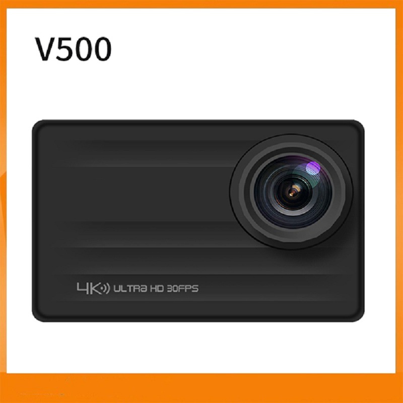跨境爆款高清翻盖运动相机4k30帧运动dv带自拍功能运动摄像机v500