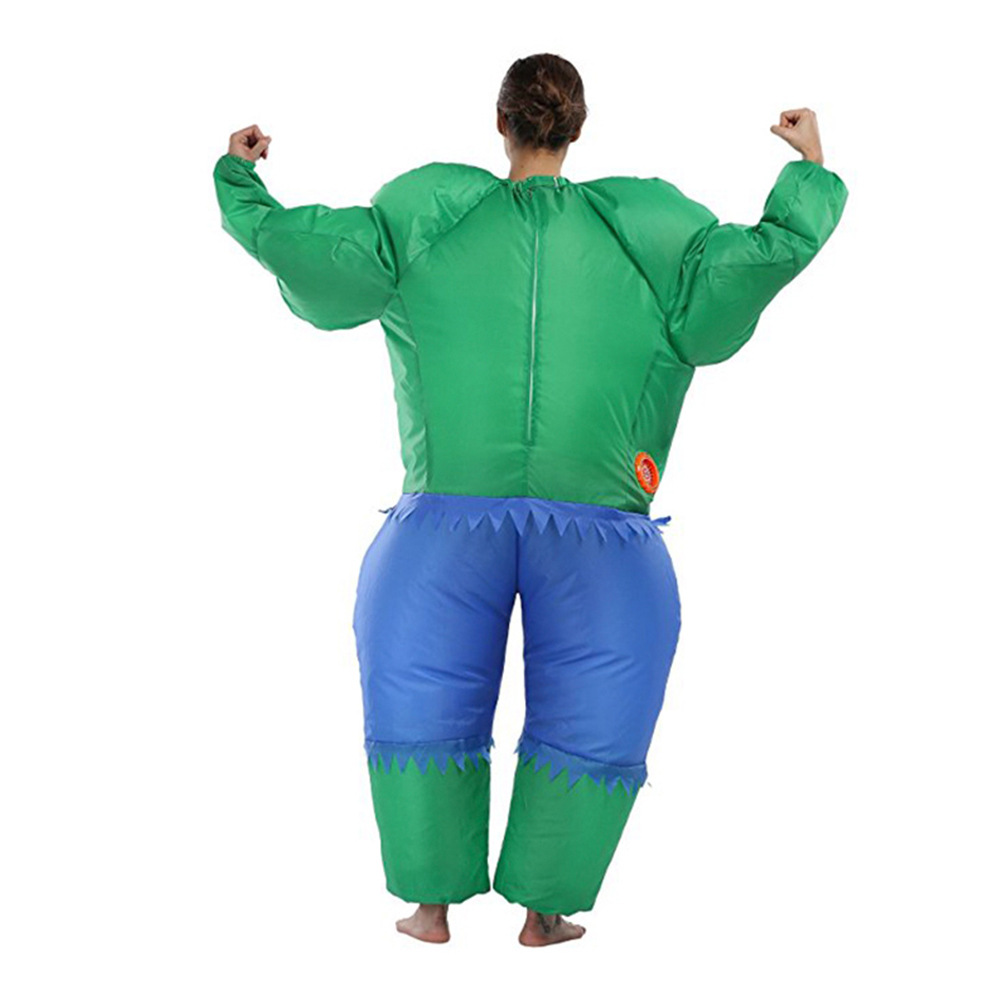 充气服 绿巨人搞笑肌肉猛男酒吧派对演出卡通人偶服装 欧美爆款
