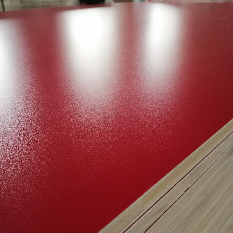 免漆板 松木芯免漆板 16mm厂家货源 红色系板材饰面板量大优惠