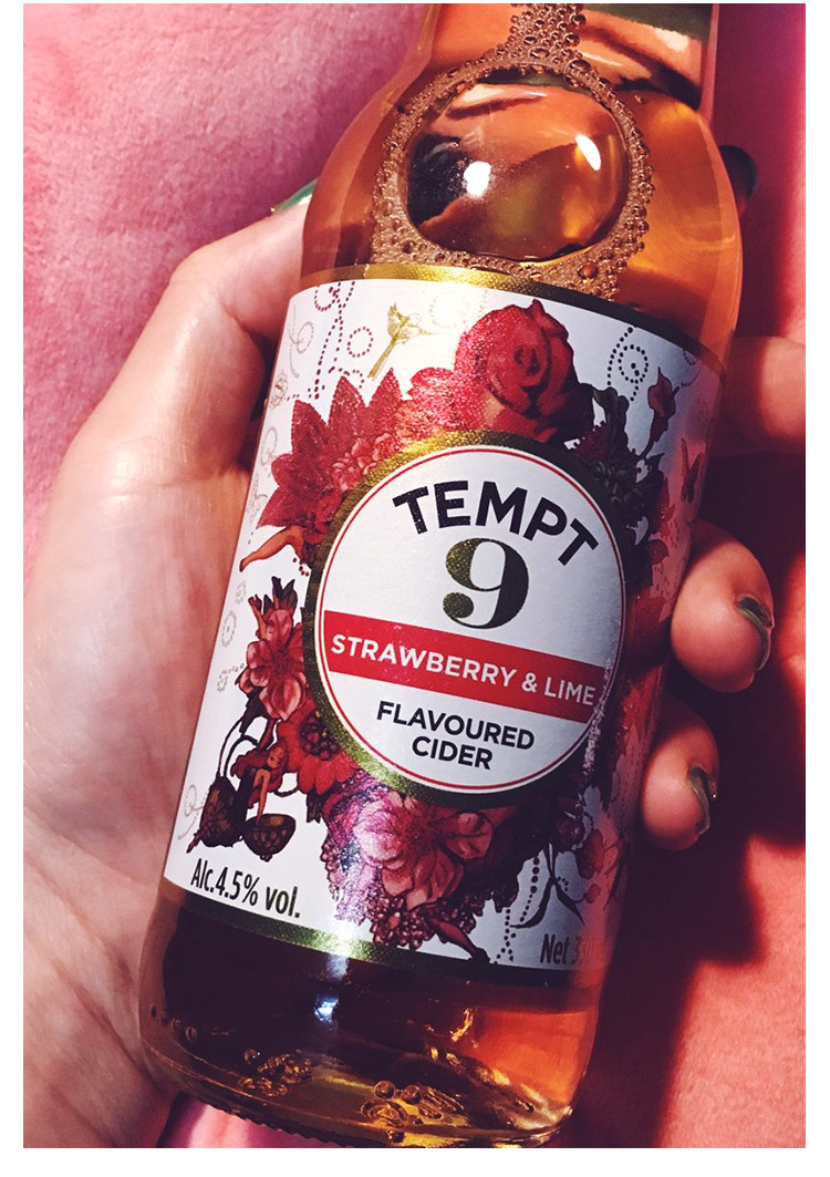 丹麦西打酒 tempt 诱惑9号草莓味露酒西打酒330m*24瓶