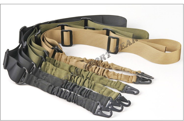 cs真人新款多功能战术背带 特种任务绳户外军迷战术斜挎双点绳