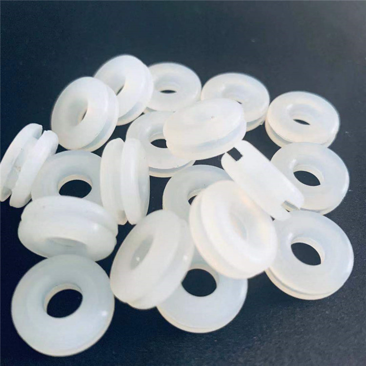 橡胶护线套橡胶制品双面出线孔硅胶产品开模硅胶护线圈 护线环