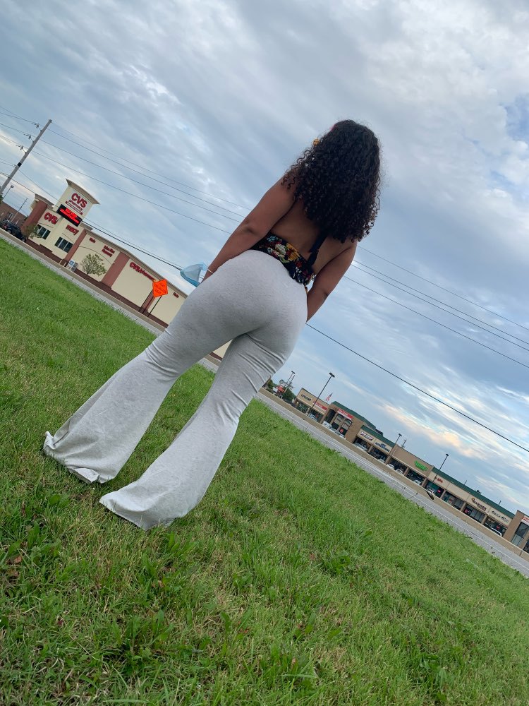 速卖通欧美性感大码女装肥婆装独立站女装性感休闲紧身大喇叭长裤