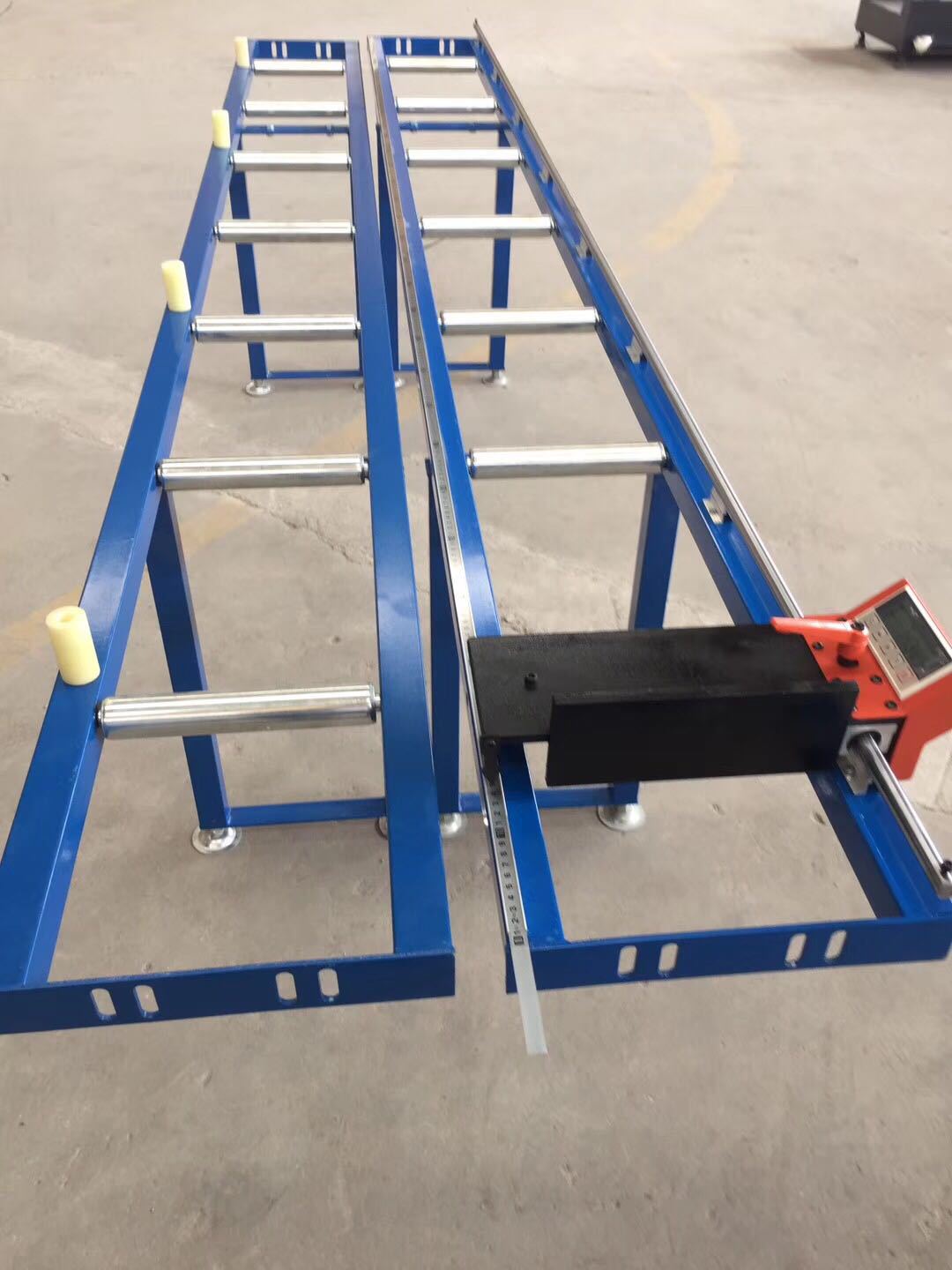 数显托料架定位架自动数控架送料架支撑料架铝材无动力滚筒架子