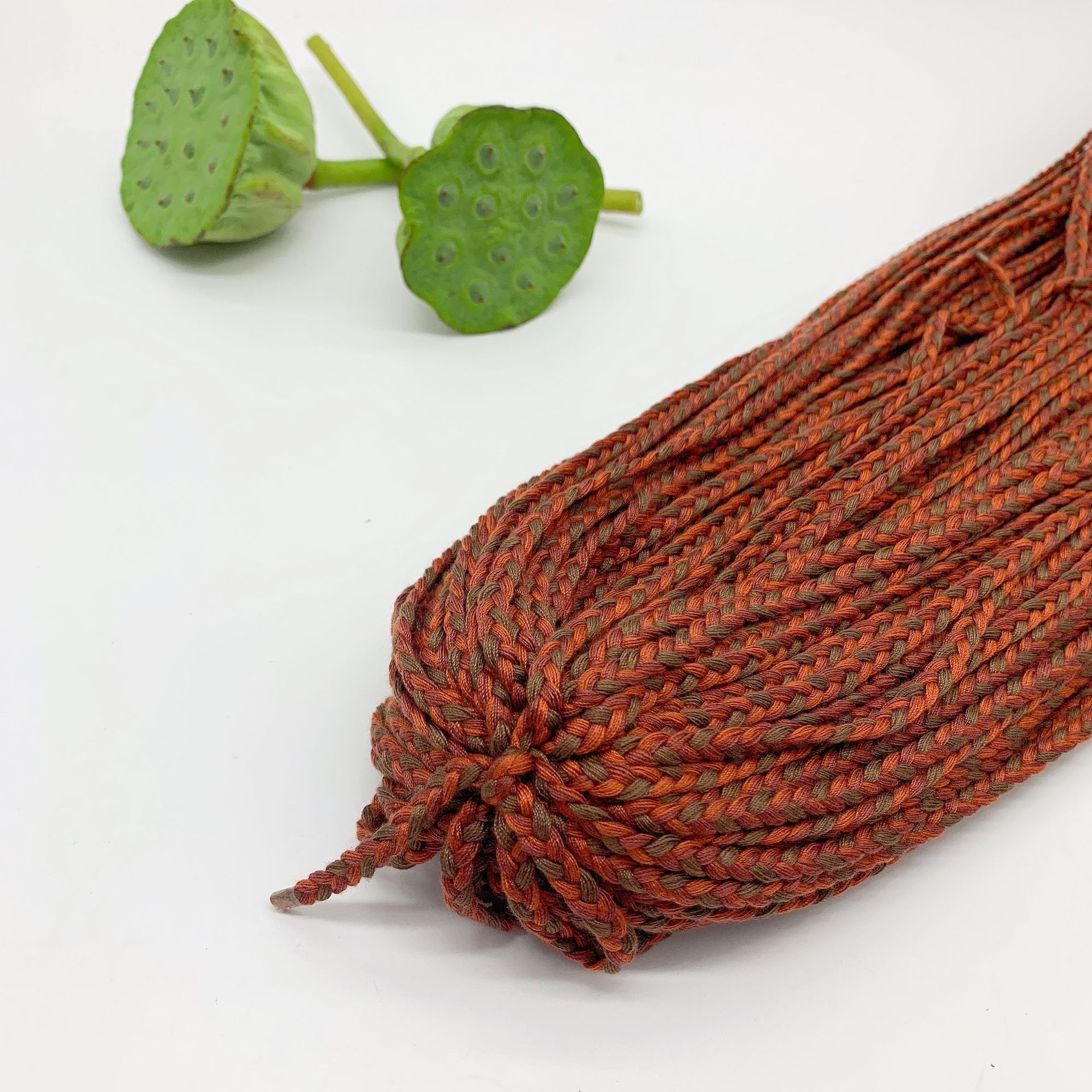 辫子麻花绳手绳缝纫线涤纶工艺绳ins风民族风装饰diy材料定制批发