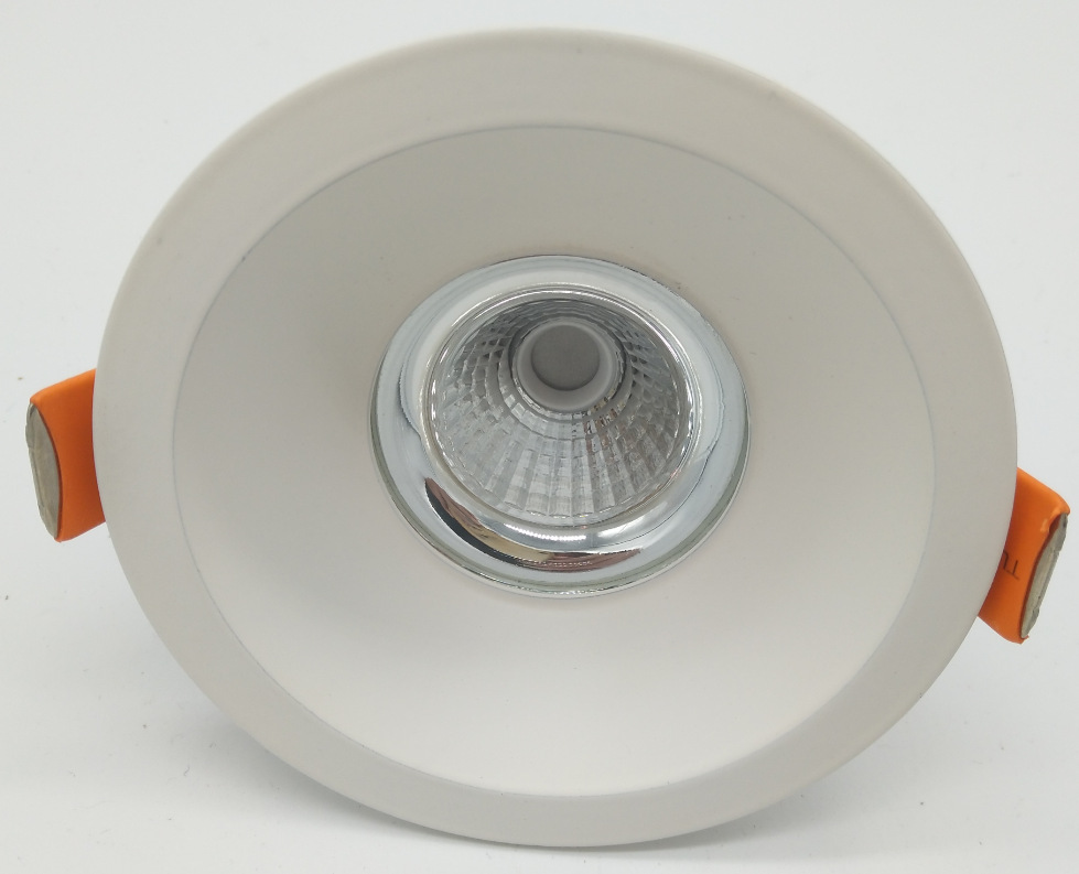 沉口喇叭筒灯cob天花筒灯嵌入式三色筒灯led筒灯配件过道灯厂家