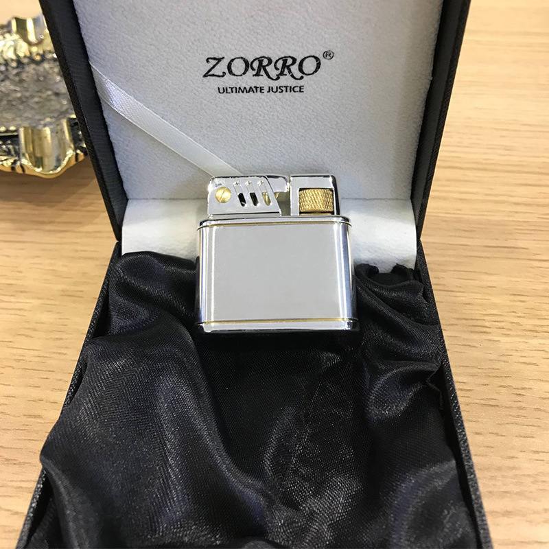 zorro佐罗足银外壳打火机 贵重金属纯银外壳煤油燃油打火机-阿里巴巴