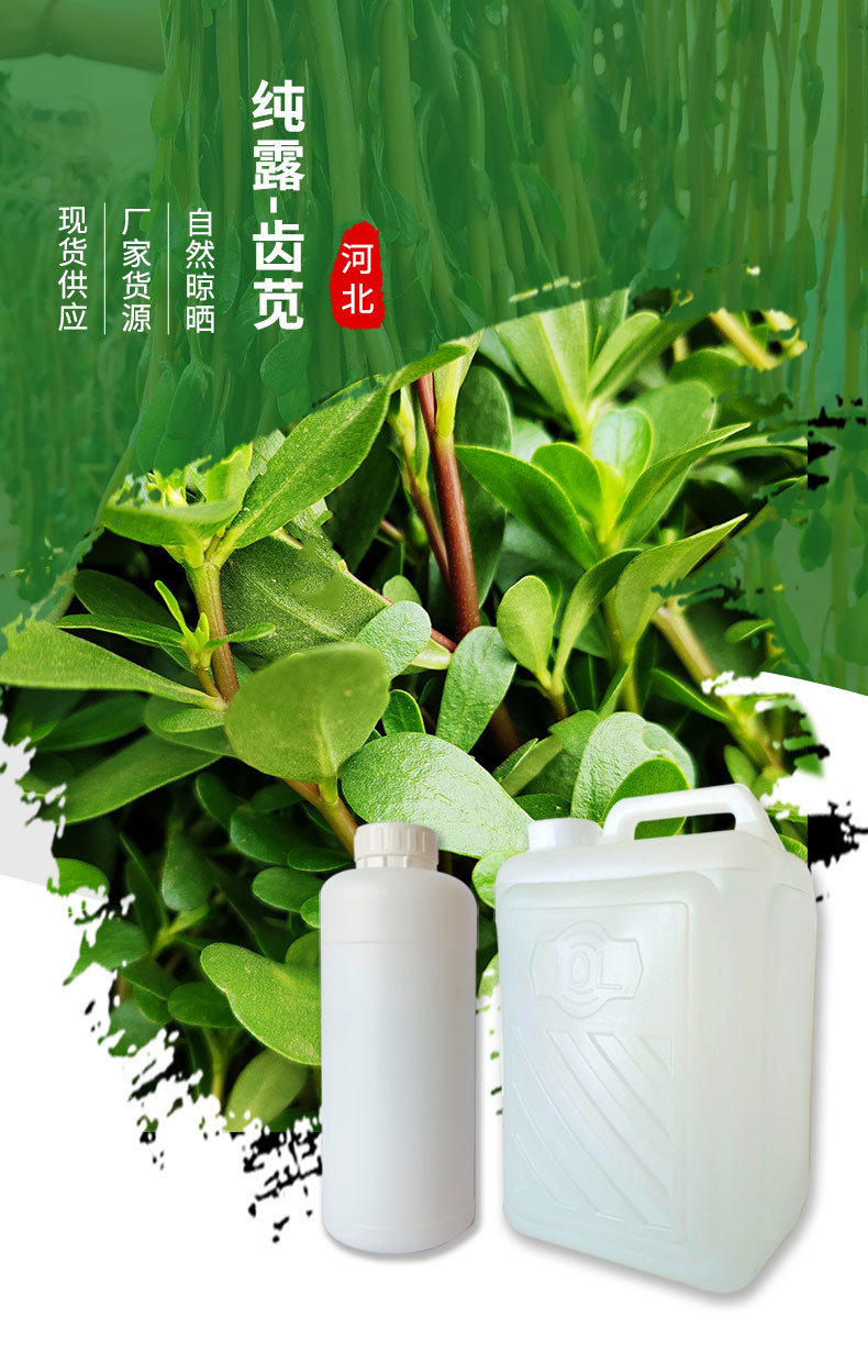 厂家供应马齿苋纯露 马齿苋花水爽肤纯露