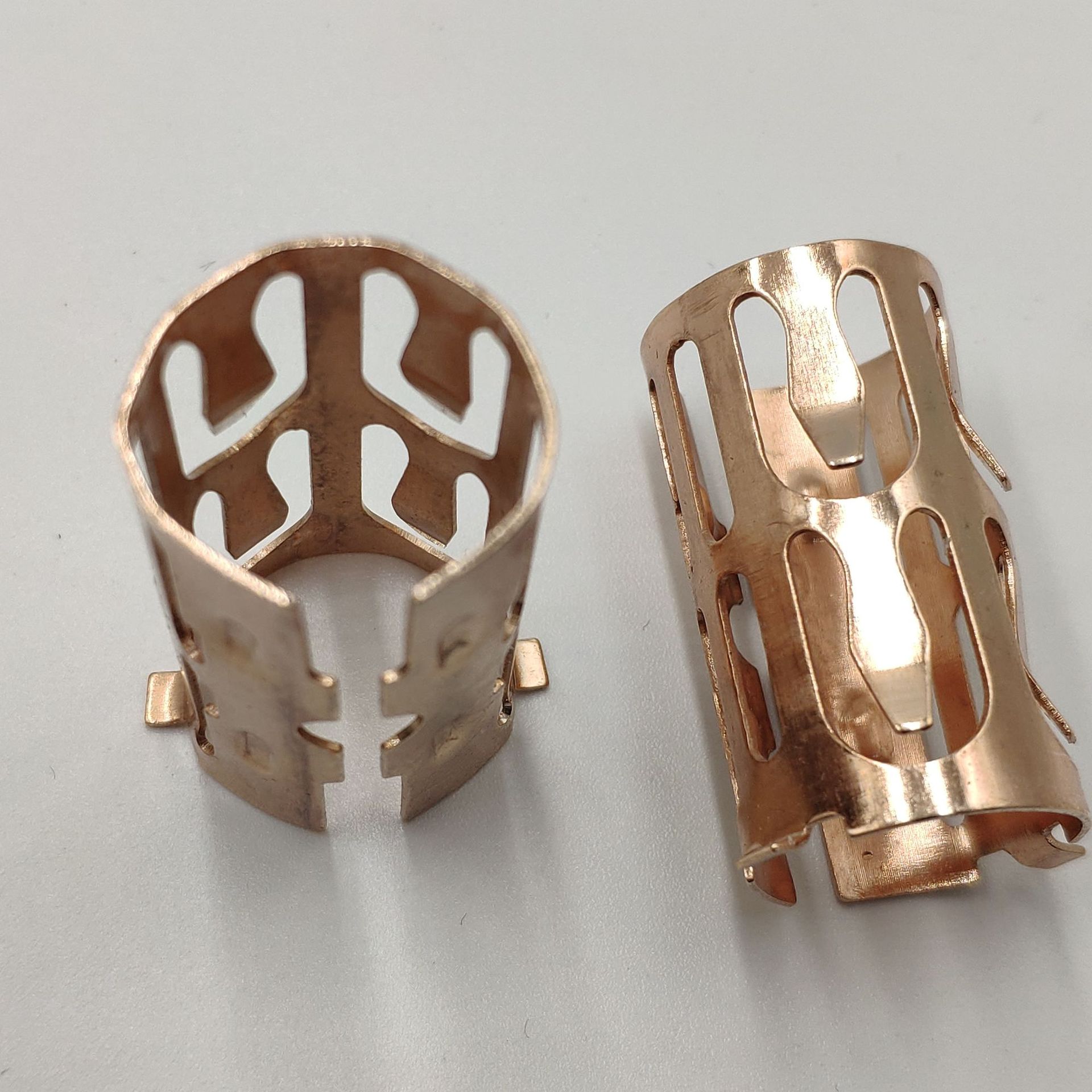 定制各类精密金属冲压件 五金冲压 卷圆铜件 铜片冲压加工