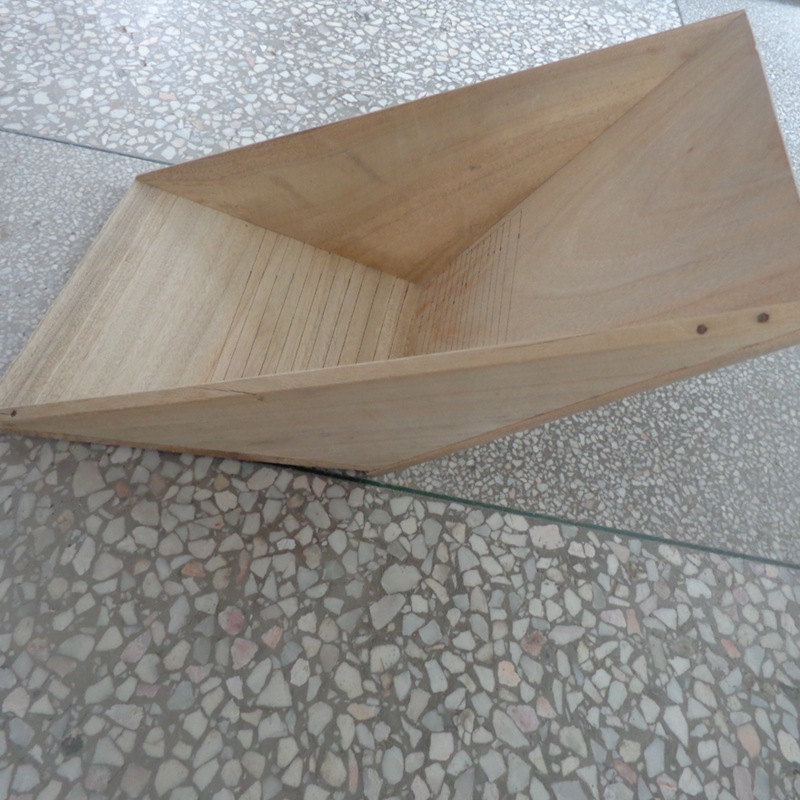 手工樟木淘金盘筛沙洗金盆小型河道人工洗黄金盘沙金砂工具初学者