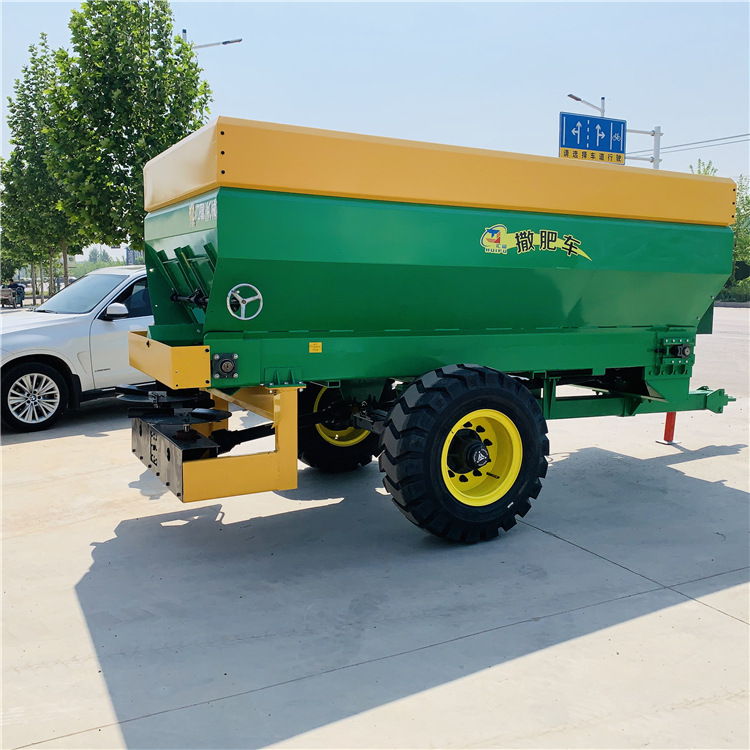 牵引式大型撒肥车 鸡粪牛粪撒粪机肥撒粪车-阿里巴巴