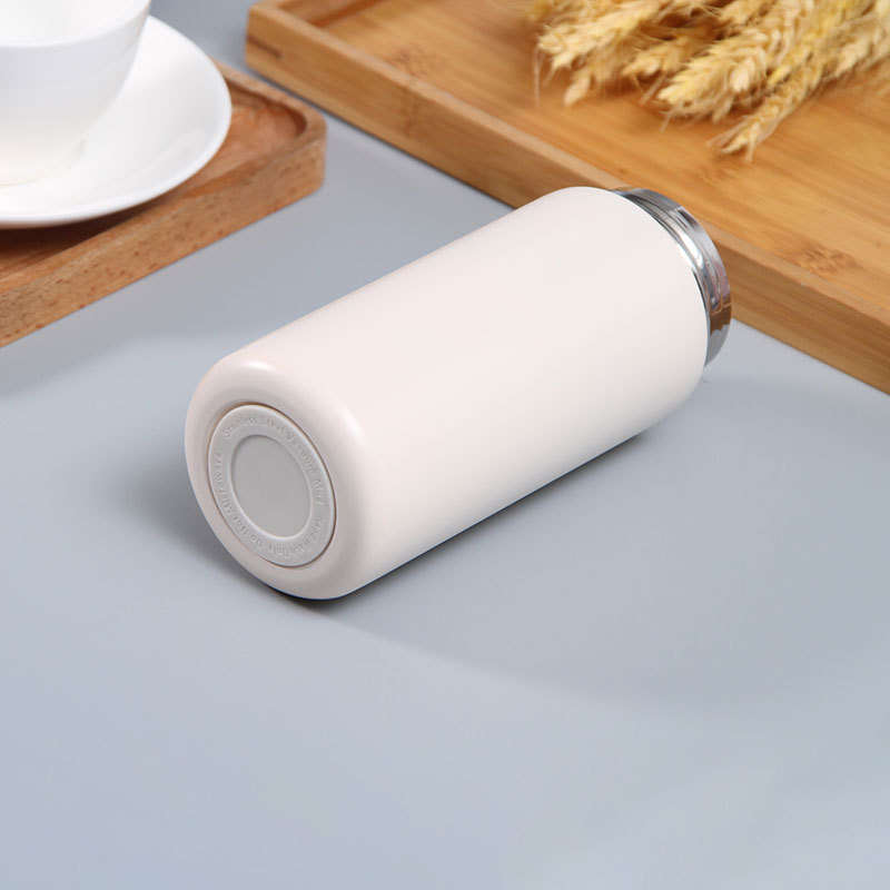 新款创意智能显温豌豆杯304不锈钢弹跳杯商务办公保温杯定制logo