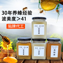 500g益母草蜜荞麦蜜黄芪蜜荔枝蜜蜂巢蜜东北黑龙江椴树蜜商超批发