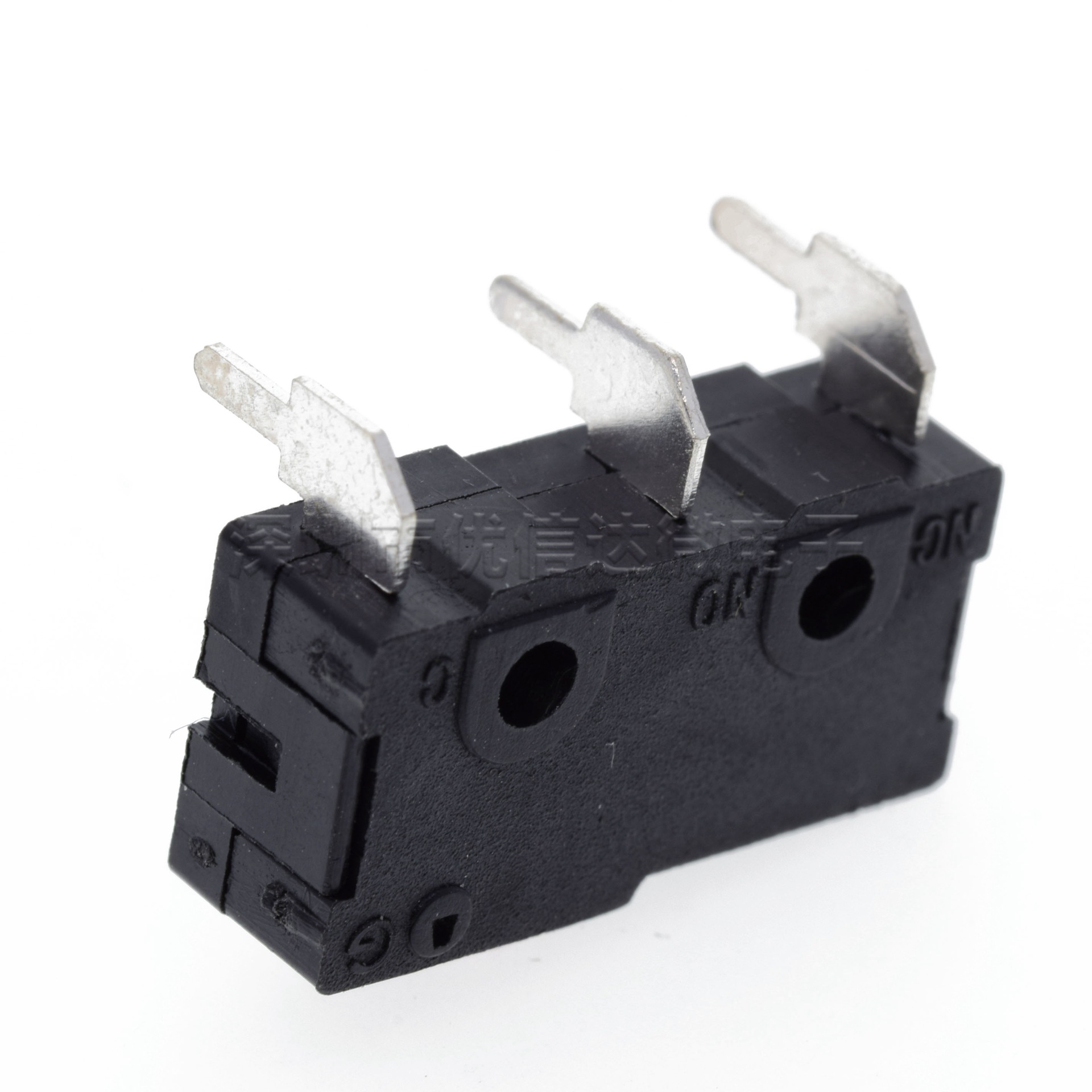 微动开关zw124行程限位按纽kw三脚无柄弯柄红点动ss5glf