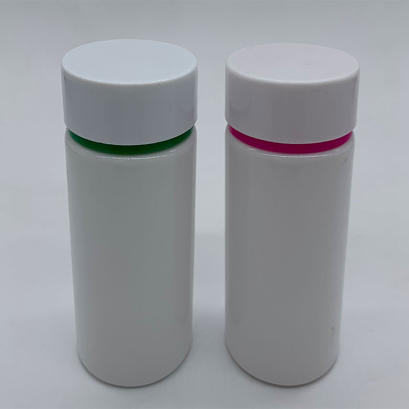 120ml双色盖直筒瓶食品药品保健品包装瓶