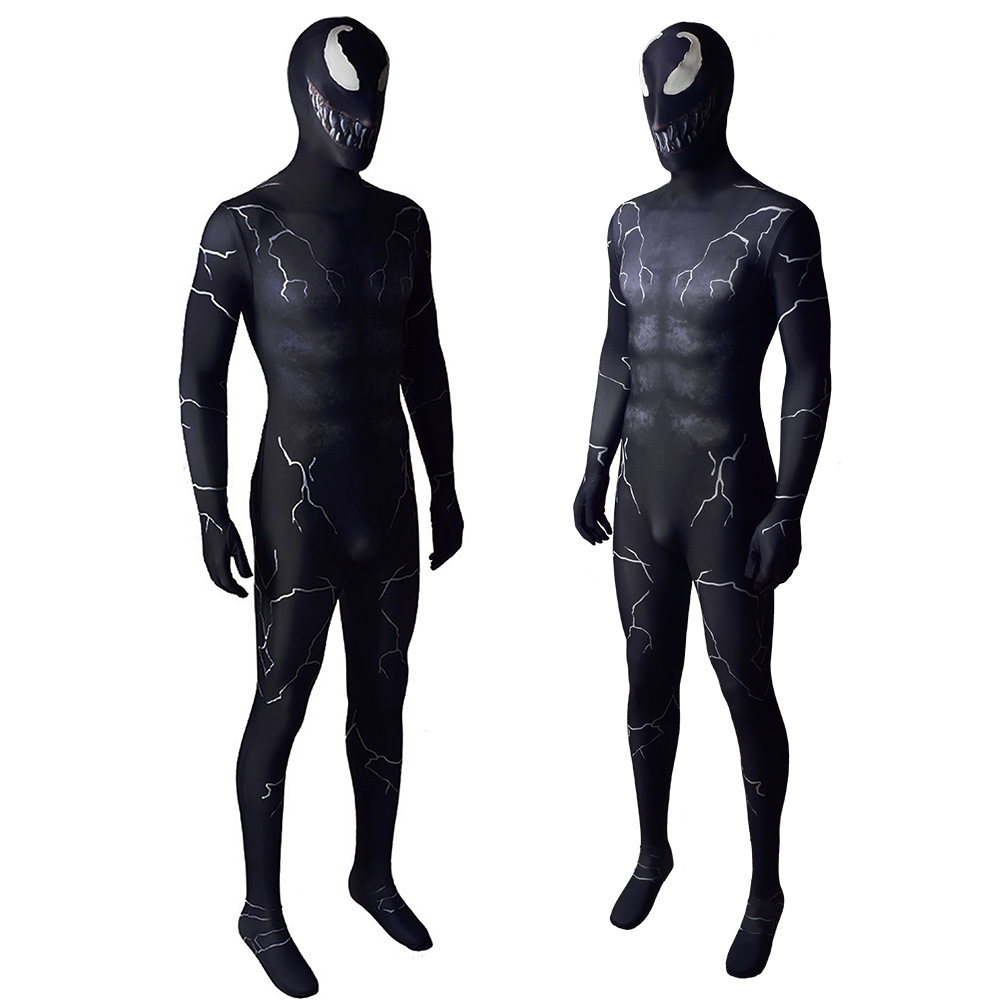 毒液衣服毒液共生体角色扮演连体衣服装舞台服万圣节cosplay服装