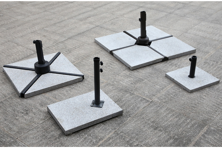 遮阳伞圆形方形底座 户外挡风用遮阳伞太阳伞注水水泥大理石底座