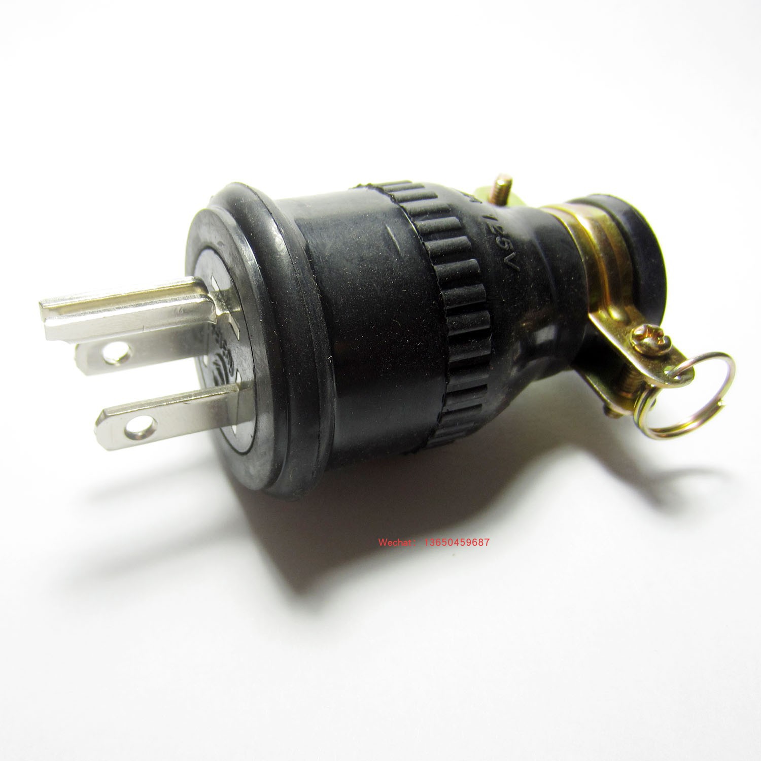 nema 5-15p日标插头 引挂式户外电源设备插头 美国橡胶插头15a125