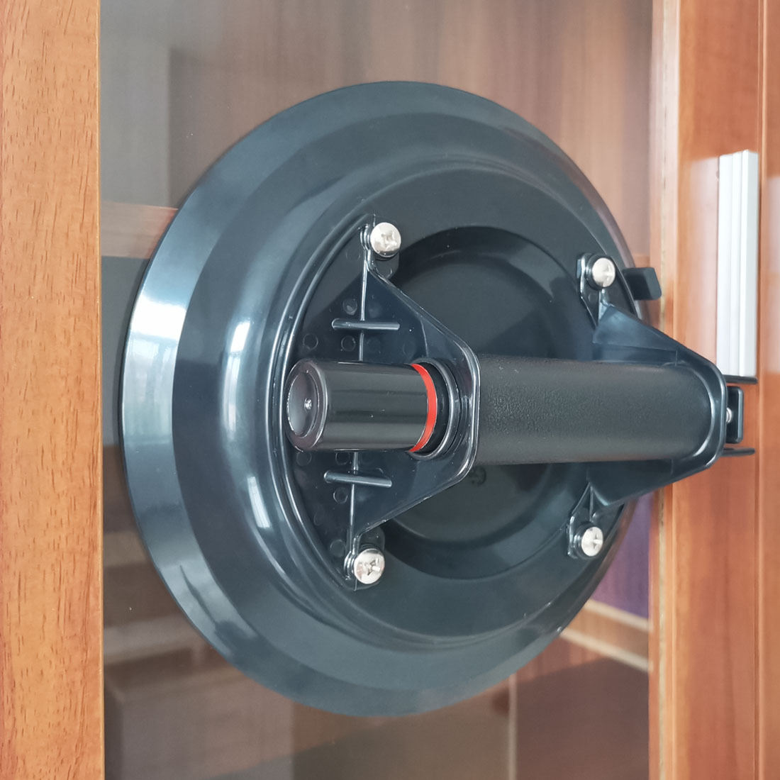 可出口新款多颜色小型单手强力搬运转移玻璃石材木板手动真空吸盘