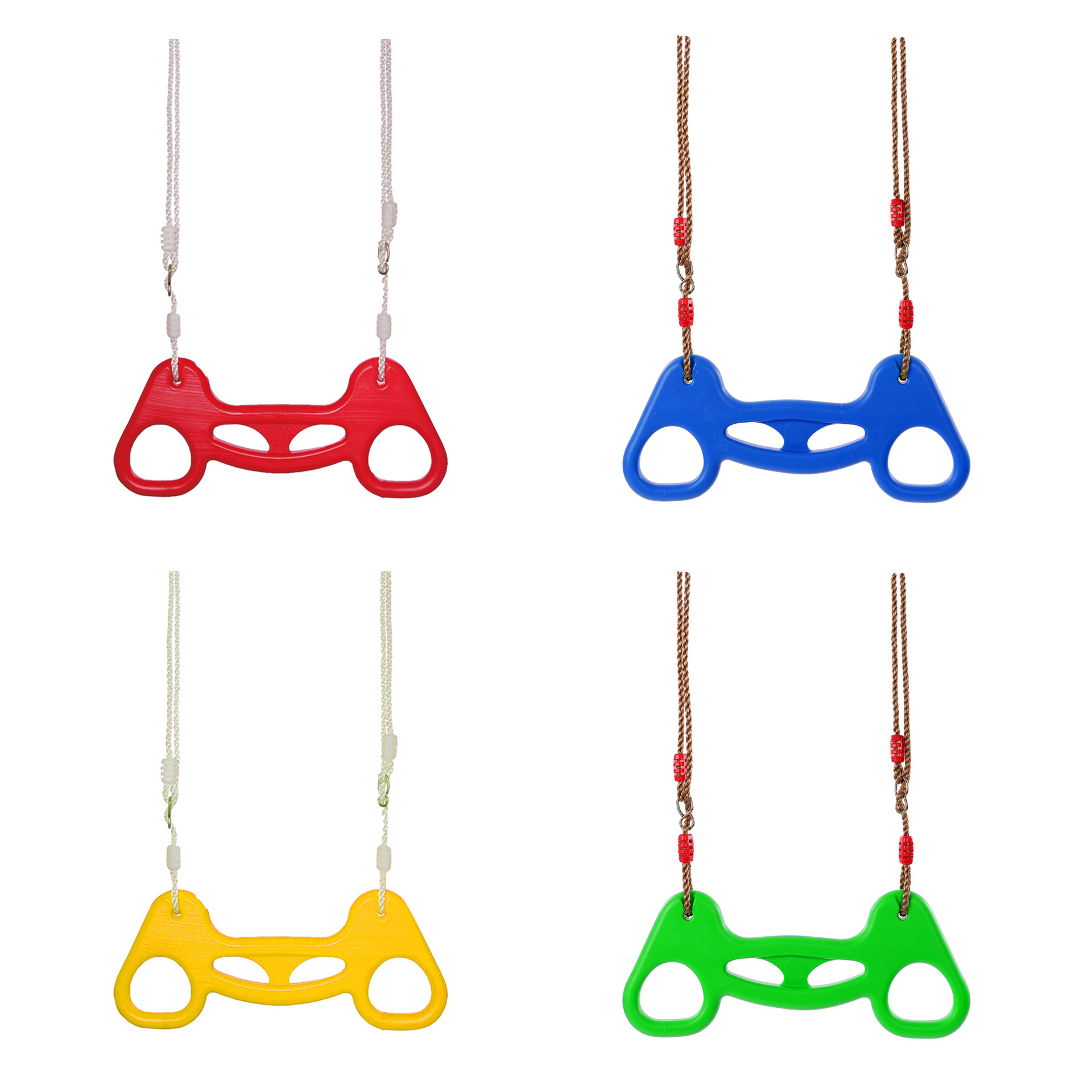 童乐秋千户外室内握手攀爬 连体吊环配绳幼儿园儿童秋 吊环