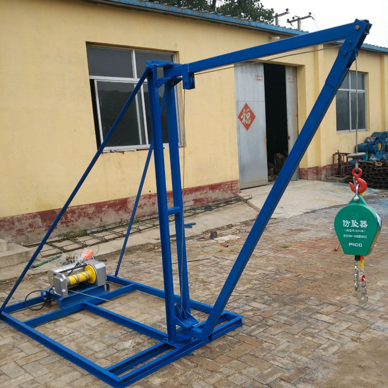 人工挖孔桩用小型吊机 桥梁桩挖桩设备 工程用吊运机 哈儿机-阿里巴巴