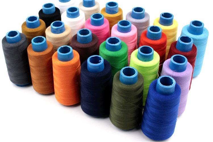 缝纫线家用手工针线套装彩色缝衣线缝纫机线宝塔线手缝针线送剪刀