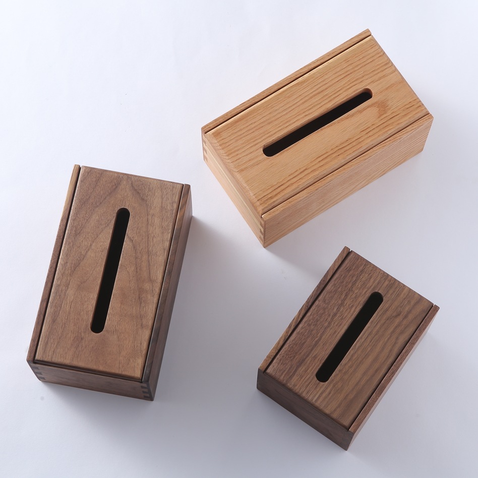 胡桃木纸巾盒