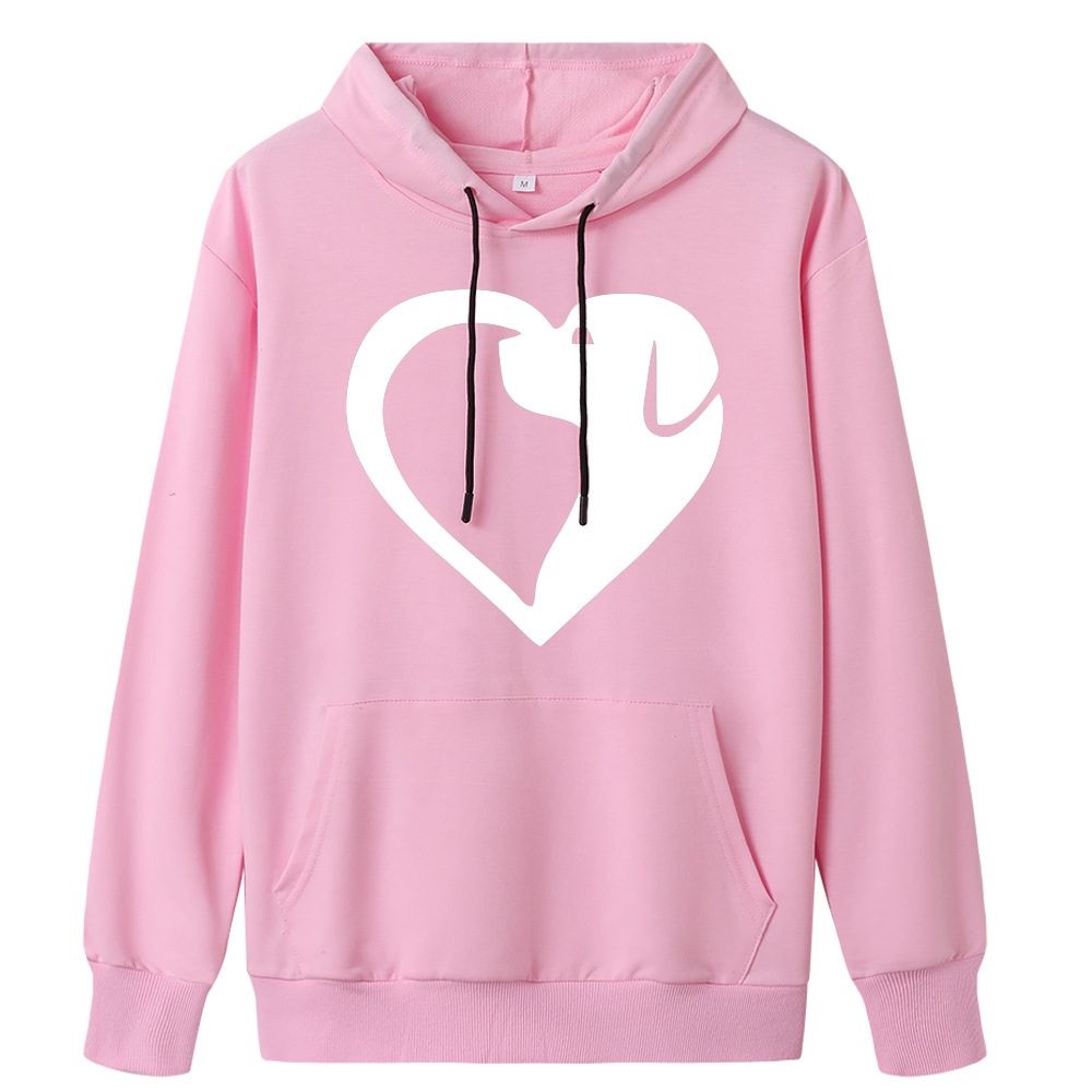 love dog欧美连帽卫衣女 亚马逊速卖通热卖爆款外贸女装长袖上衣-阿里