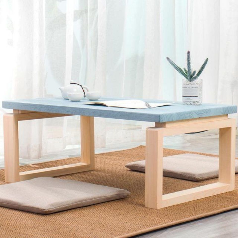 飘窗小茶几实木炕桌榻榻米床上桌阳台简约迷你小户茶桌日式矮桌子