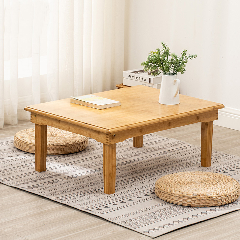 榻榻米小桌子可折叠炕桌北欧飘窗小茶几实木折叠桌家用吃饭矮桌子