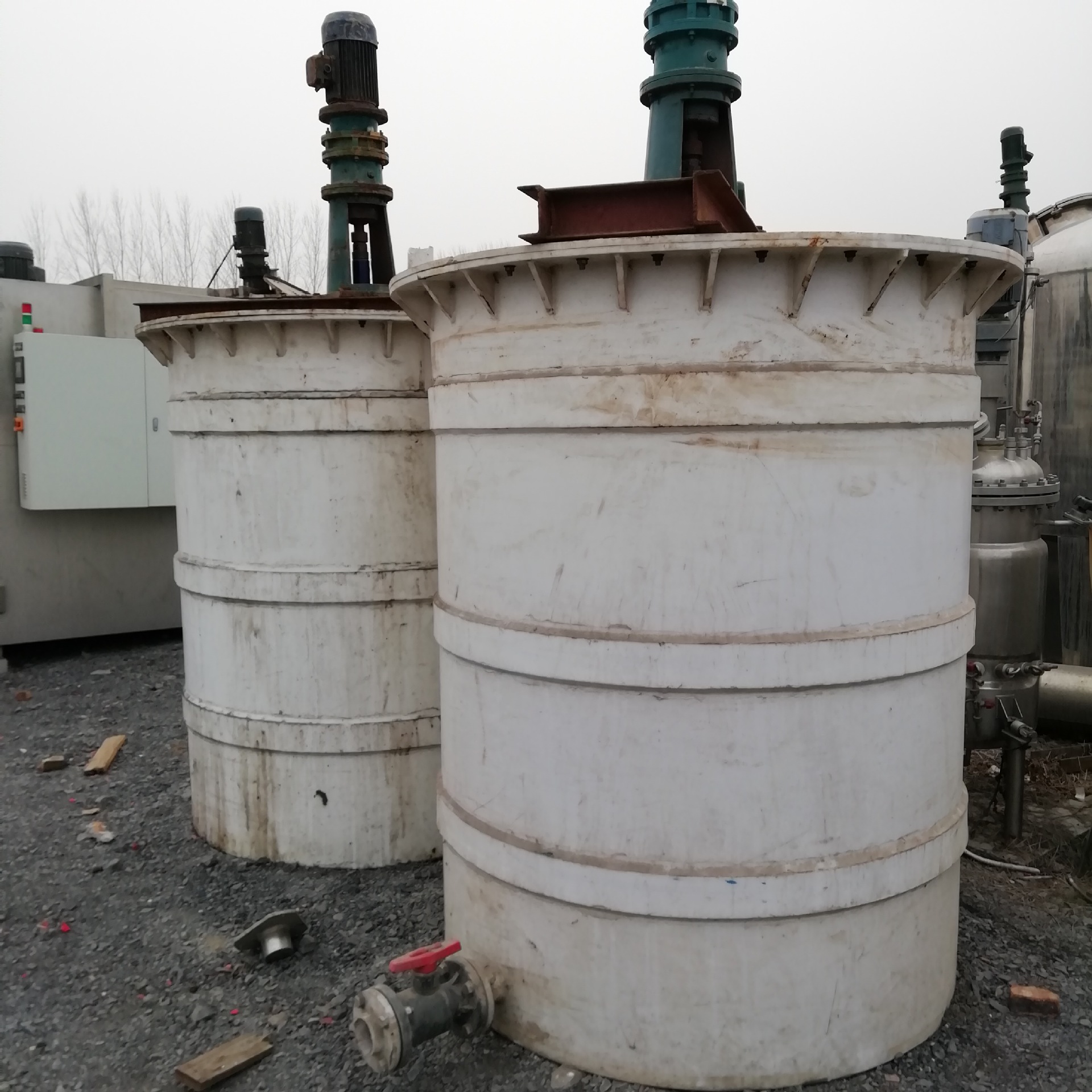 二手搅拌罐pp搅拌罐25立方搅拌罐不锈钢搅拌罐销售回收