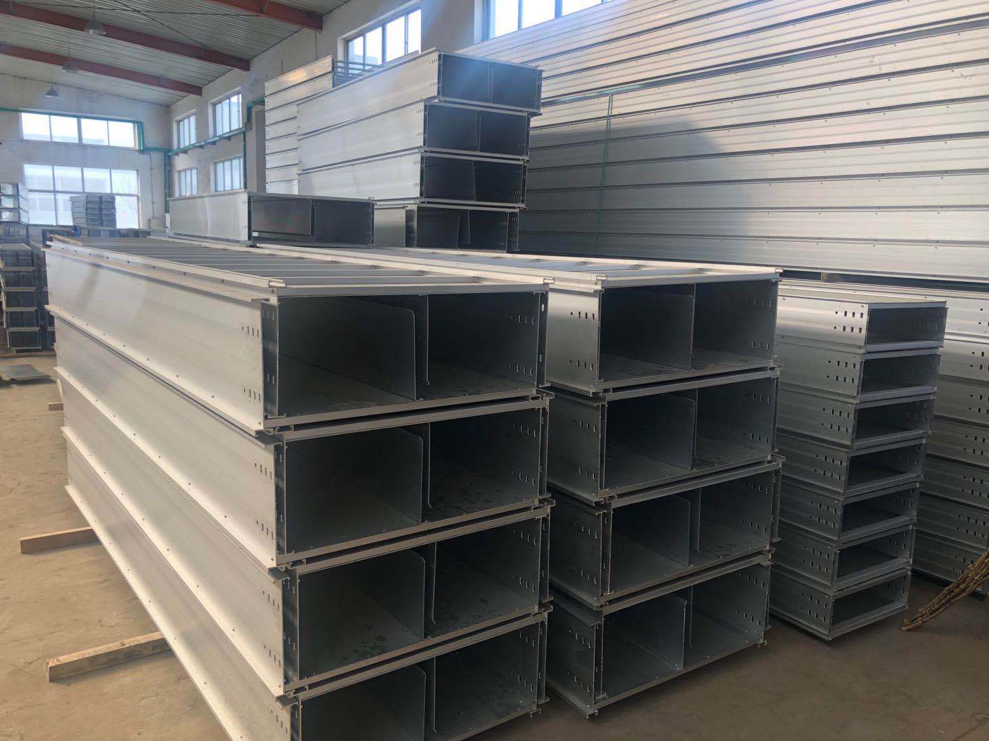 铝合金电缆桥架 100*50 槽式铝合金桥架