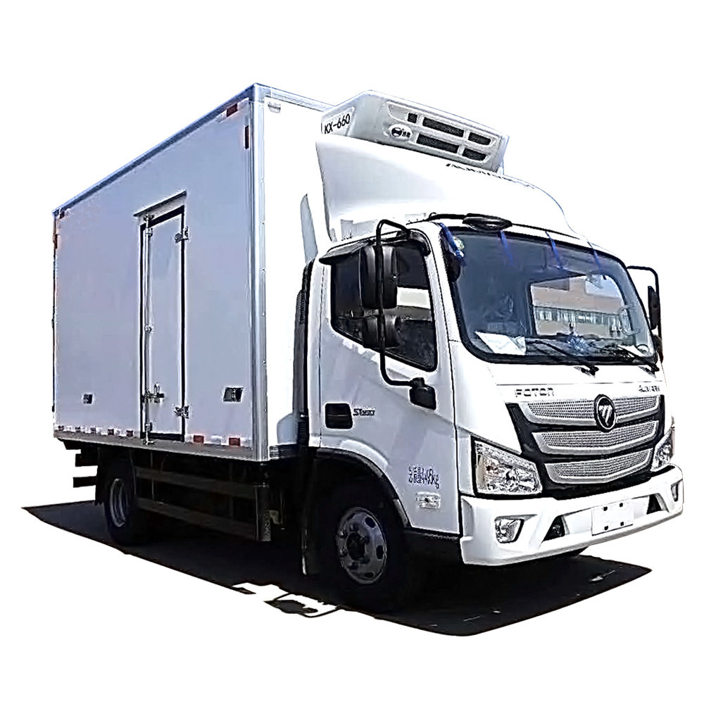 福田欧马可s1冷藏车价格程力冷藏车车厢改装厂家批发肉钩冷冻车