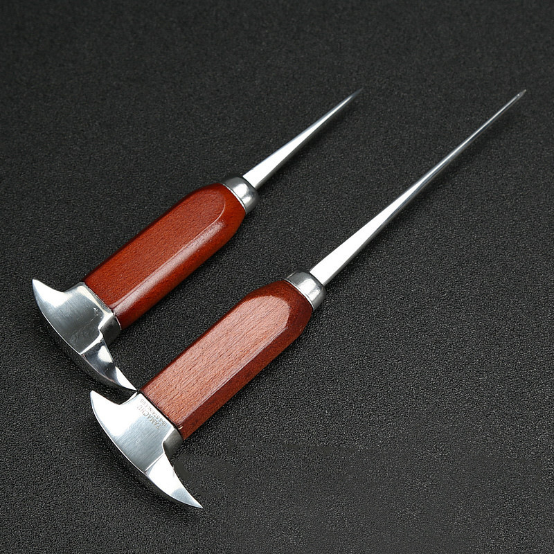 日式冰锥凿冰球器酒吧威士忌调酒师专用碎冰单叉戟锥冰球工具叉子