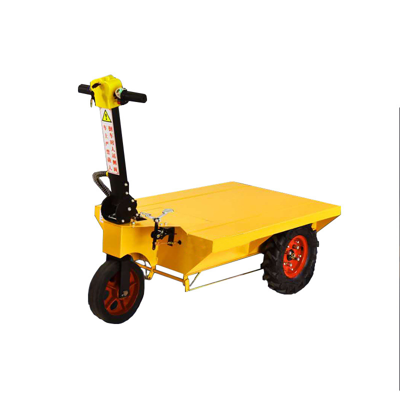 电动手推平板车厂家 电动拉砖平板车 电动工具车小型平板车现货