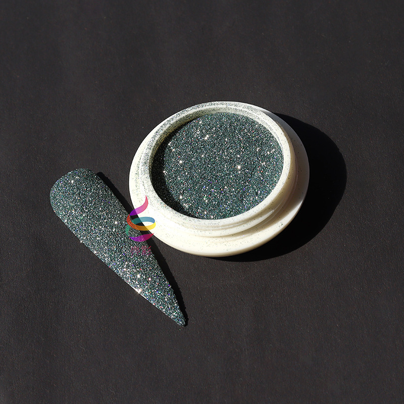 新品镭射反光粉爆闪彩金微钻粉升级版美甲碎钻粉彩色反光美甲闪粉